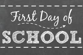 Procedure for First Day of School ~ September 5th